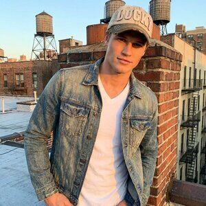 KBETHOS Lucky Baseball Cap One Size Tan Khaki Distressed Clover Patch Hat Y2K